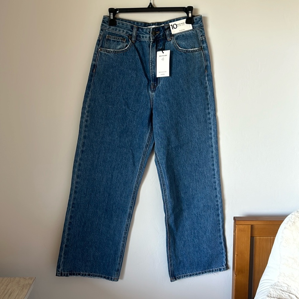 Glassons High Rise Wide Leg Jean Size 10